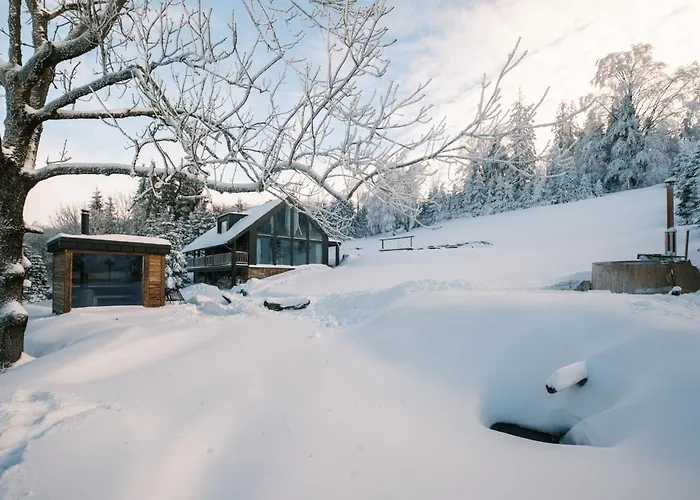 Nyaraló Pytlorka Beskydy Offgrid Wellness Zahuri