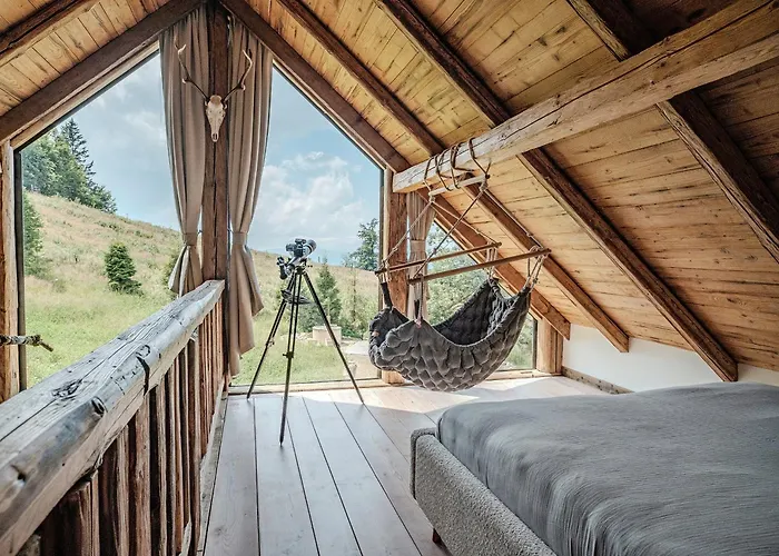 Nyaraló Pytlorka Beskydy Offgrid Wellness Zahuri